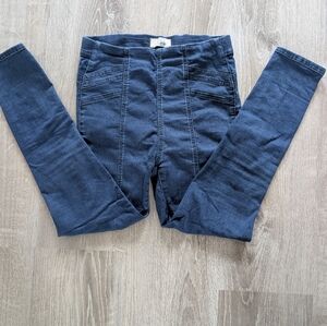 Free People Dark Blue High-Rise Women's Jeans